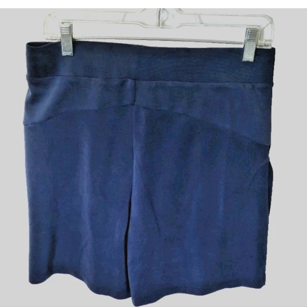 ODODOS Blue Soft Wide Leg High Waist Casual Athleisure Shorts Sz Large 6” Inseam